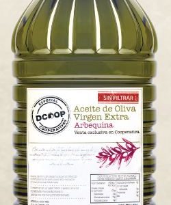 AOVE DCOOP ARBEQUINA SIN FILTRAR 3X5L